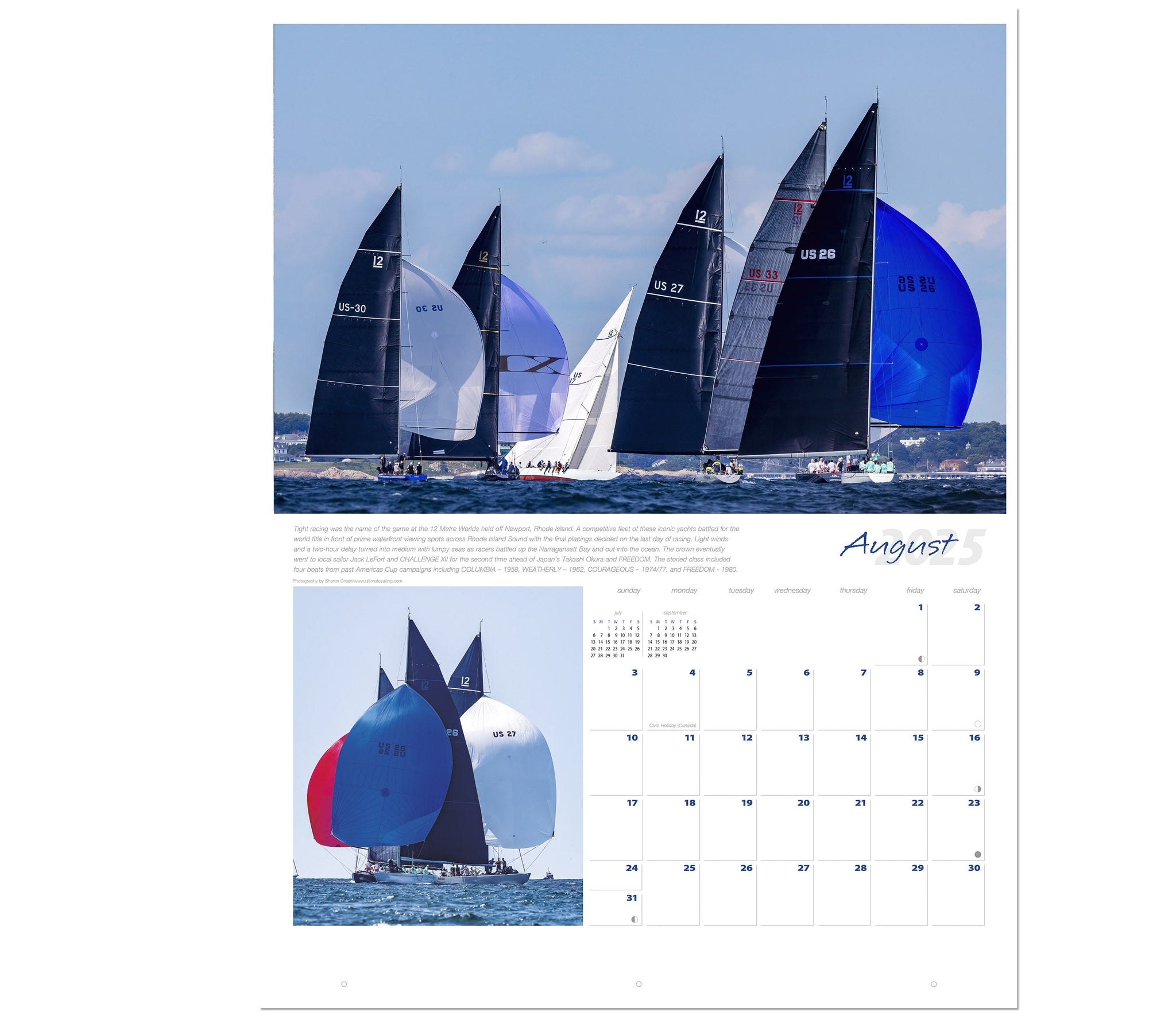 2025 Ultimate Sailing Calendar